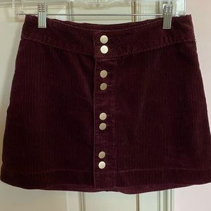 Abercrombie Corduroy Skirt